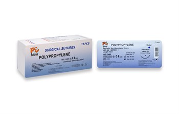 Polyproylene (Emilemeyen) Cerrahi İplik İğneli 12' Li PaketCerrahi Ameliyat İplikleri