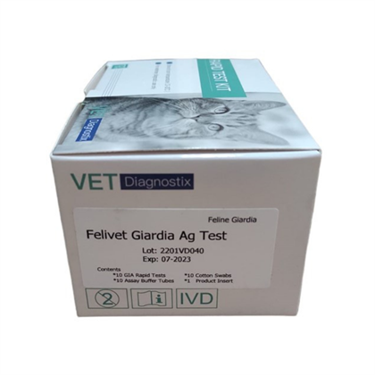 VET Diagnostix Feline Giardia 10' Lu Paket